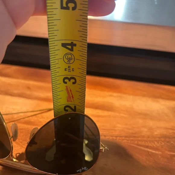 Vintage Ray-Ban Aviator B&L Sunglasses w/ Original Case 58mm - Picture 9 of 13